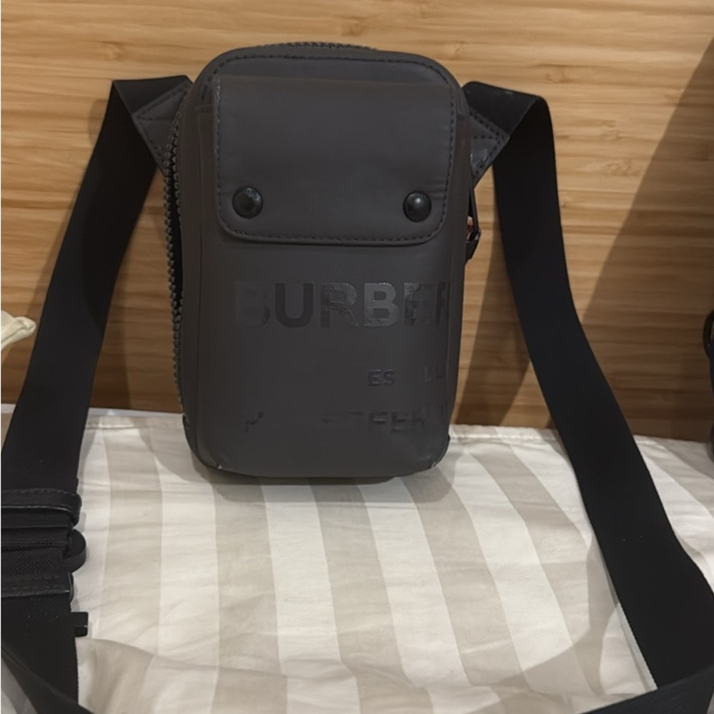 Burberry Gray Belt Bag